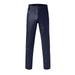 Aayomet Joggers for Men Leather Pants Leggings Tight Elastic Warm Trend Motorcycle Leather Pants (Blue 30/M)