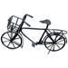 Mairbeon 1/12 Scale Metal Mini Bike Bicycle Miniature Doll House Desktop Ornament Toy