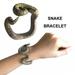 Halloween Simulation Snake Bracelet Toy Funny Prank Python Bracelet Models Toys For Children Halloween Gift