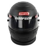 Simpson Racing 7707388 SA2020 Speedway Shark Racing Helmet 7-3/8 Matte Black