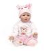 Olurrisa 22 Reborn Baby Dolls Girl - Soft Cloth Body Newborn Girl Doll Realistic Best Baby Doll That Look Real for Kids Age 3+