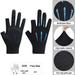 1Pair Ice Silk Fishing Gloves Sun Protection Full Fingers Anti-slip Breathable Anti-UV Sports Cycling Running Gloves Unisex