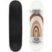 Skateboards for Beginners Scandinavian Style Kids Room Decoration Neutral Boho Rainbow Nursery 31 x8 Maple Double Kick Concave Boards Complete Skateboards Outdoor for Adults Youths Kids Teens Gifts