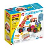 Quercetti Tecno Jumbo Toolbox Toy Set for Grade PK Plus Multi Color