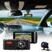 Big Holiday 50% Clear! Dash Cam Full HD 1080P Front And Rear Dash Camera for Cars Night Vision 3.16 Inch IPS Screen Motion Detection Support The Recording Gifts