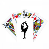 Winter Sport Female Skating Outline Poker Playing Magic Card Fun Board Game