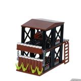 Custom MOC Same as Major Brands! Soldier MOC Army Guard House Sentry Post Walking Dead Wire Zombies City SWAT Building Blocks Figures Bricks toys