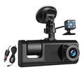 Car DVR HD 1080P 3-Lens Inside Vehicle Dash CamThree Way Camera DVRs Recorder Video Registrator Dashcam Camcorder