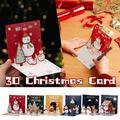 iOPQO Christmas Cards Greeting Cards 3D Stereo Christmas Holiday Creative Card Greeting Message Card Card Home Decor Christmas Gifts