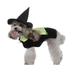 1 Piece Halloween Pet Personalized Costume Black and Green Witch Hat One Set - S