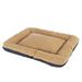 Gespout Pet Cat Bed Dog Bed Pet Sofa Bed Car Pet Supplies Cat and Dog Cushion Removable and Washable khaki L