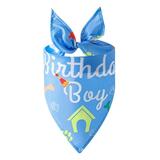 Happy Birthday Pet Triangle Bib Holiday Dress-Up Fabric Bandana Happy Birthday Print Ideal for Pet Dogs and Kittens Birthday Party