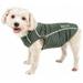 Pet Life Active Racerbark 4-Way Stretch Performance Dog Tank Top - Olive Green Large