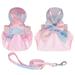CSCHome Cat Harness Cat Harness and Leash Set Puppy Harness Puppy Leash Bow Pet Chest Strap Back Princess Yarn Dress for Cats Kitten Puppy
