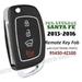 95430-4Z100 for Hyundai Santa Fe 2013 2014 2015 2016 Flip Keyless Remote Key Fob