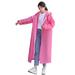 Raincoats for Adults Reusable EVA Rain Ponchos Lightweight Rain Coat Waterproof Rain Gear for Men and Women 350G - Pink