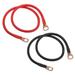 Unique Bargains 1 Pair 8 AWG Gauge 20 Battery Inverter Cables with 3/8 5/16 Ring Universal for Car Vehicle Black Red