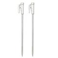 Tent nails 2pcs 30cm Stainless Steel Tent Stake Peg Outdoor Tent Awning Stake Peg for Outdoors Trip Camping