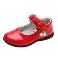 dmqupv Sneaker for Girls Size 5 Shoes Single Shoes Children Dance Shoes Girls Performance Shoes Slip on Shoes Little Girls Shoes Red 12