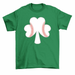 Baseball Shamrock Lucky Clover Irish St Patricks Day T-Shirt Men