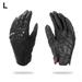 Arealer Motorcycle Gloves for Men Women Touchscreen Motocross Dirt Bike Riding Gloves All Finger with Carbon Fiber Protective Hard Knuckles