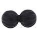 Massage ball TPE Peanut Fitness Relax Relieve Massage Ball Therapy Trigger Full Body Exercise Sports Yoga Balls Iron (Black)