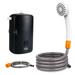 Meterk 2022 Portable Camping Shower /Indoor Electric Shower with Battery Powr Display 2 Mode 4400mAh USB Rechargeable Fast Charging 8.2ft for Camping Beach Swimming Traveling Hiking Car & Cleani