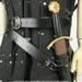 Munetoshi Large Medieval Double Wrap Genuine Black Leather Sword Belt w/Frog LARP Cosplay SCA