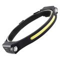 Head Torch Rechargeable Go Beam 230 Degree Head Lamp Led Cob Headlamp Head Work Light