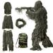 WQJNWEQ Outdoor Sports Deals 5 in 1 Ghillie Suit 3D Camouflage Hunting Apparel including Jacket Pants Hood Carry Bag Fall for Savings
