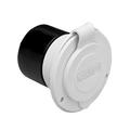 Marinco 15A 125V On-Board Charger Inlet - Front Mount - White | Bundle of 10