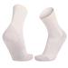 Lovskoo Compression Socks for Men Circulation Mid-Calf Socks Wool Towel Bottom Warm Outdoor Sports Cashmere Socks Thickened Ski Crew Socks Best Support for Running Nursing Athletic White