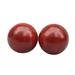 Hemoton 2pcs Rosewood Antistress Hand Massage Wood Ball Massager Roller Acupressure Lower Bloodpressure Promote Blood Circulation (5cm)