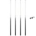 OKKO 1-Piece Pool Billiard House Bar Short Cue Sticks 48â€� Screw-On Tip Pack of 4 (~14-15 oz)