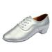 dmqupv Dress Shoe Laces Men Leather Dance Shoes Dance Hall Latin Dance Shoes Mens Leather Tennis Shoes Size 14 Shoes Silver 11.5