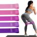 FOAUUH Resistance Loop Exercise Bands Exercise Bands for Home Fitness Stretching Strength Training Physical Therapy Elastic Workout Bands for Women Men Kids Set of 5