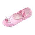 dmqupv Glitter Shoes for Little Girls Dance Ballet Performance Indoor Shoes Yoga Dance Shoes Shoe with Lights Girl Shoes Pink 1