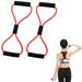 2Pcs Yoga Gym Fitness Resistance 8 Word Chest Expander Rope Workout Muscle Training Rubber Elastic Bands for Sports Exercise