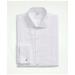 Brooks Brothers Men's Stretch Cotton Broadcloth English Collar, 10-Pleat Tuxedo Shirt | White | Size 17½ 33