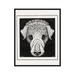 Poster Master Vintage Illustration Poster - Retro Art Nouveau Print - Dog s Head Animal Minimalist Modern - 16x20 UNFRAMED Wall Art - Gift for Artist Friend - Wall Decor for Home Bedroom Office