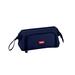 Back to School Savings! SRUILUO Large Capacity Double Layer Canvas Pencil Case Multifunctional Portable Stationery Case Minimalist Student Pencil Case Navy
