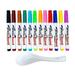 Hxroolrp Back to school supplies Back To School Season Retractable Ballpoint Pen Gel Pen 10 In 1 Gift Pens Multicolor Christmas 2ml Liquid Ink Pens As A Children Gift