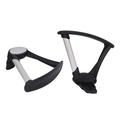 2Pcs Office Chair Armrest Desk Chair Armrest Repair Kits Easy Installation Replacement Office Chair Loop Arm for Office Gaming Chairs Parts