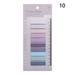 60/120/200pcs Stationery Novelty Office Supplies Bookmark Tab Strip Label Memo Pad Paster Sticker Sticky Notes Loose-leaf 10