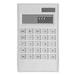 Temacd Beige Desktop Calculator with Bright LCD Dual Power Adjustable Angle Perfect for Business And School