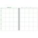 Hammond & Stephens Lesson Plan Book - Schedule of Events & Seating Charts 8.5 x 11 in. 8 Subjects 40 Week White & Green