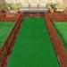 Sweet Home Stores Waterproof 3x29 Indoor/Outdoor Artificial Grass Rug for Patio Pet Deck 2 7 x 29 Green