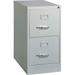 2-Drawer Vertical File With Lock 15 By 25 By 28-3/8-Inch Light Gray