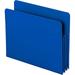 File Pocket Straight-Cut Tab 3-1/2 Expansion Letter Size Blue 4 Per Box (73503)