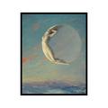 Poster Master Woman And Moon Art Poster - 11x14 Unframed Wall Art Print - Goddess of The Moon Design - Great Wall Decor Gift for Home Office Living Room Bedroom - Moon Witch Art